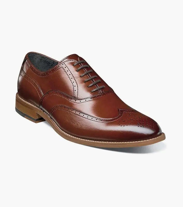 Stacy Adams 9.5 Dunbar Cognac Shoes