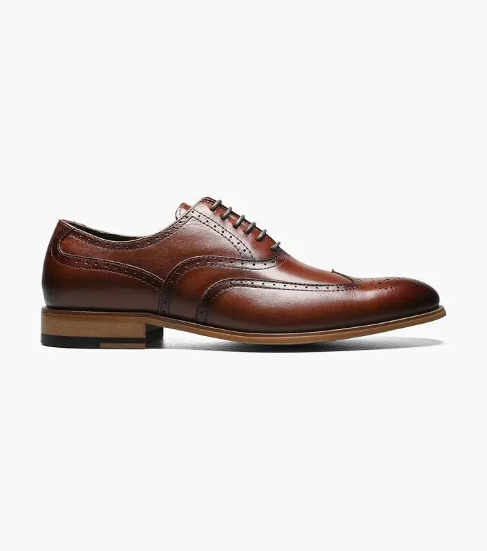 Stacy Adams 9.5 Dunbar Cognac Shoes