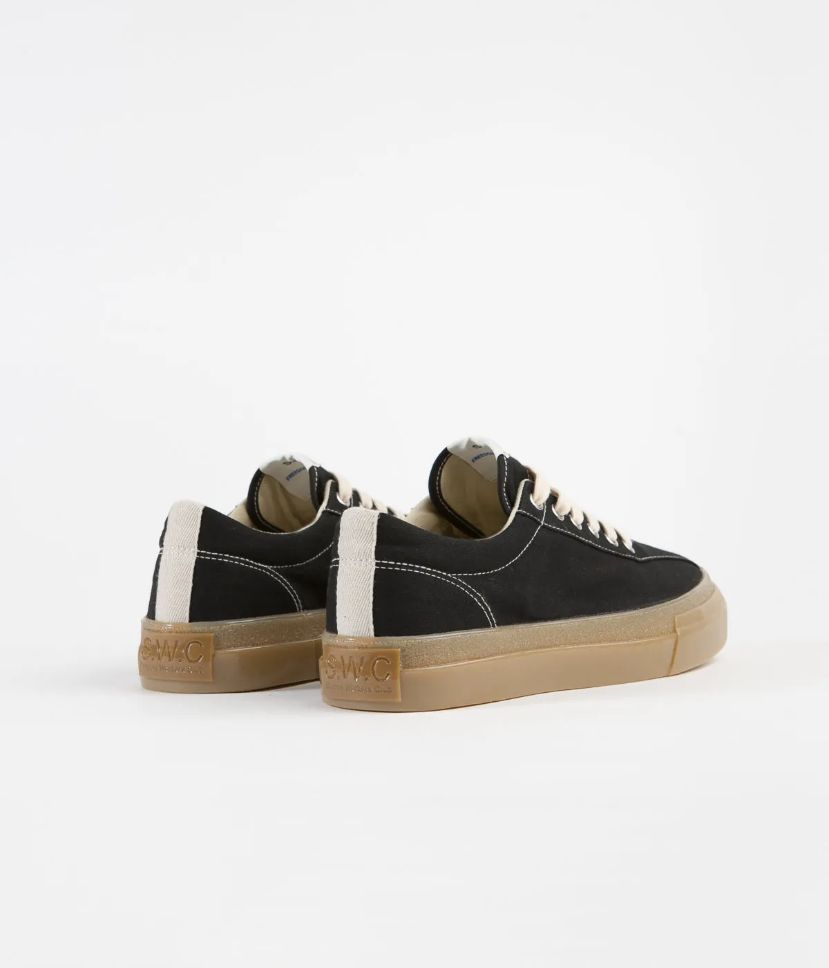 Stepney Workers Club Dellow Canvas Shoes - Black / Gum