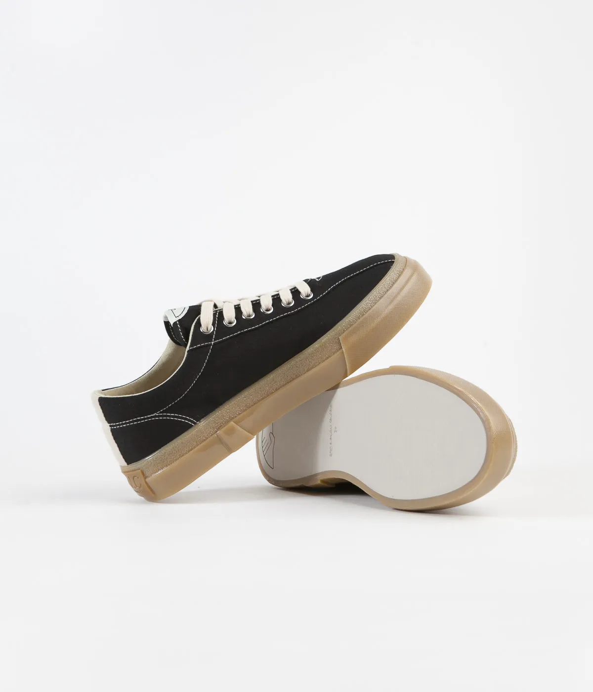 Stepney Workers Club Dellow Canvas Shoes - Black / Gum