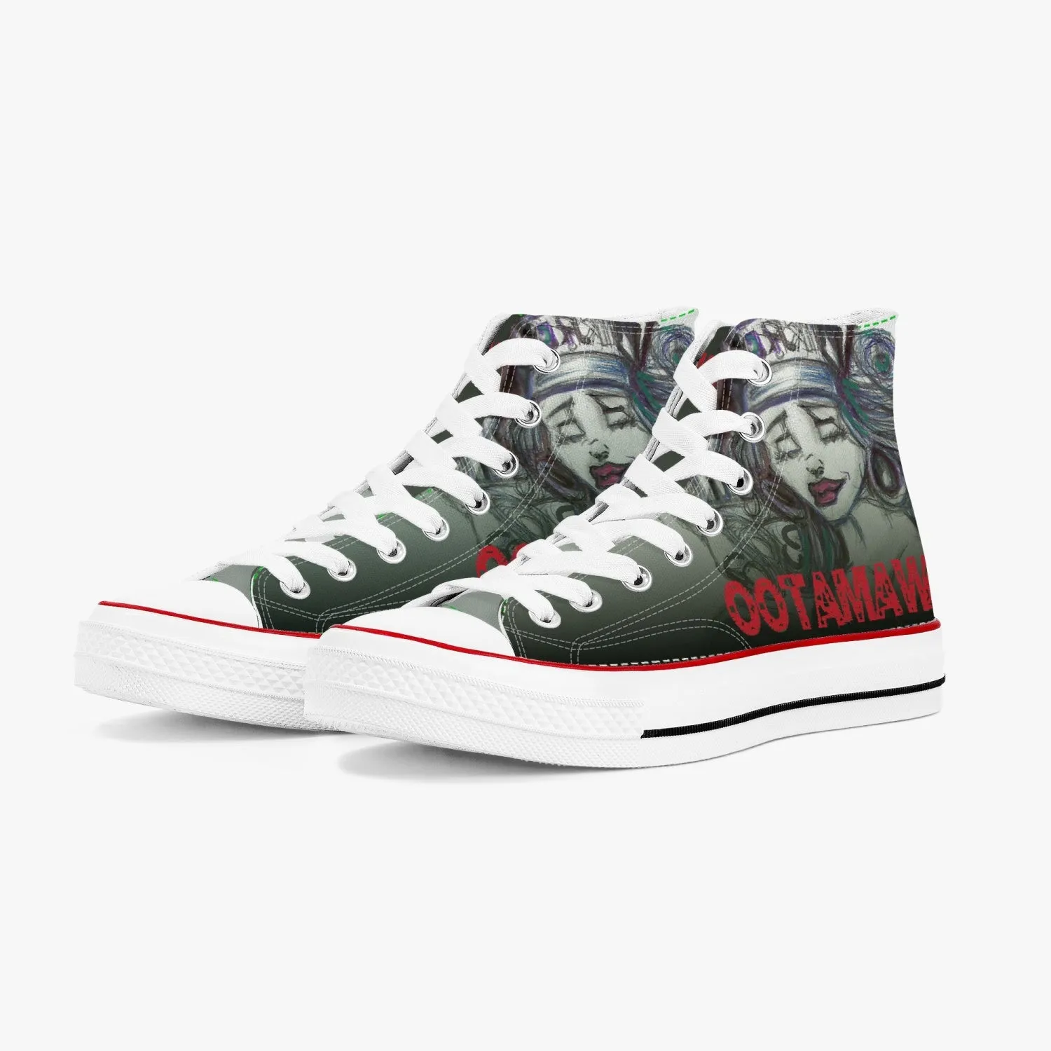 STL Girl High-Top Canvas Shoes