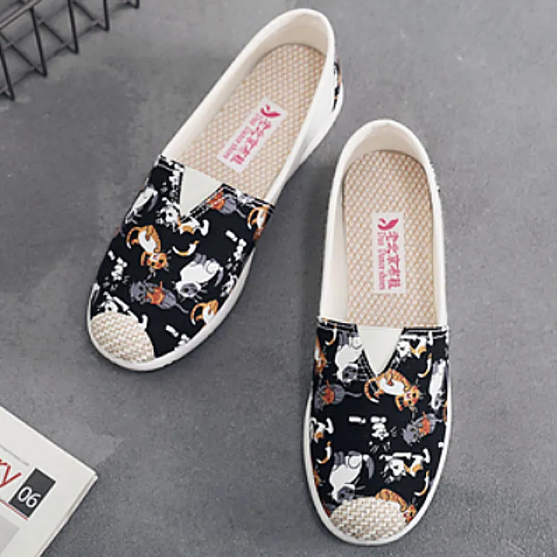 Stylish Women's Cloth Spring Comfortable Soft Canvas Shoes