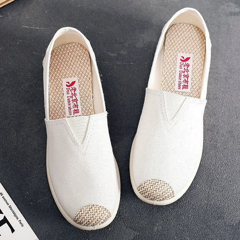 Stylish Women's Cloth Spring Comfortable Soft Canvas Shoes