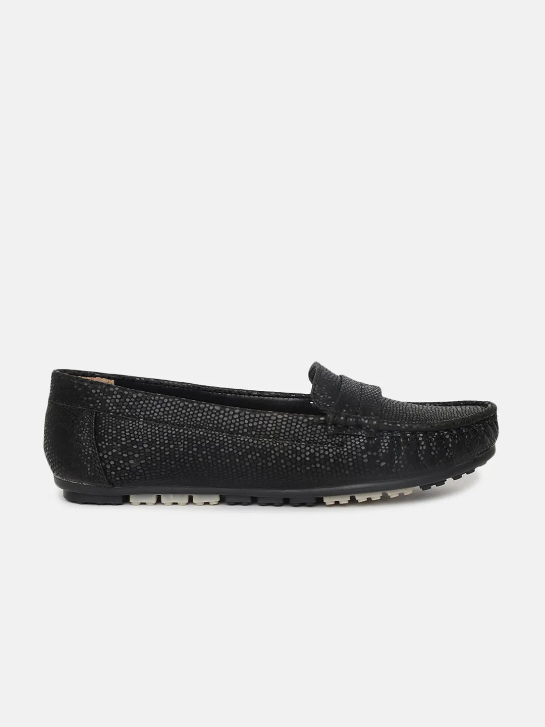 Textured PU Penny Loafers