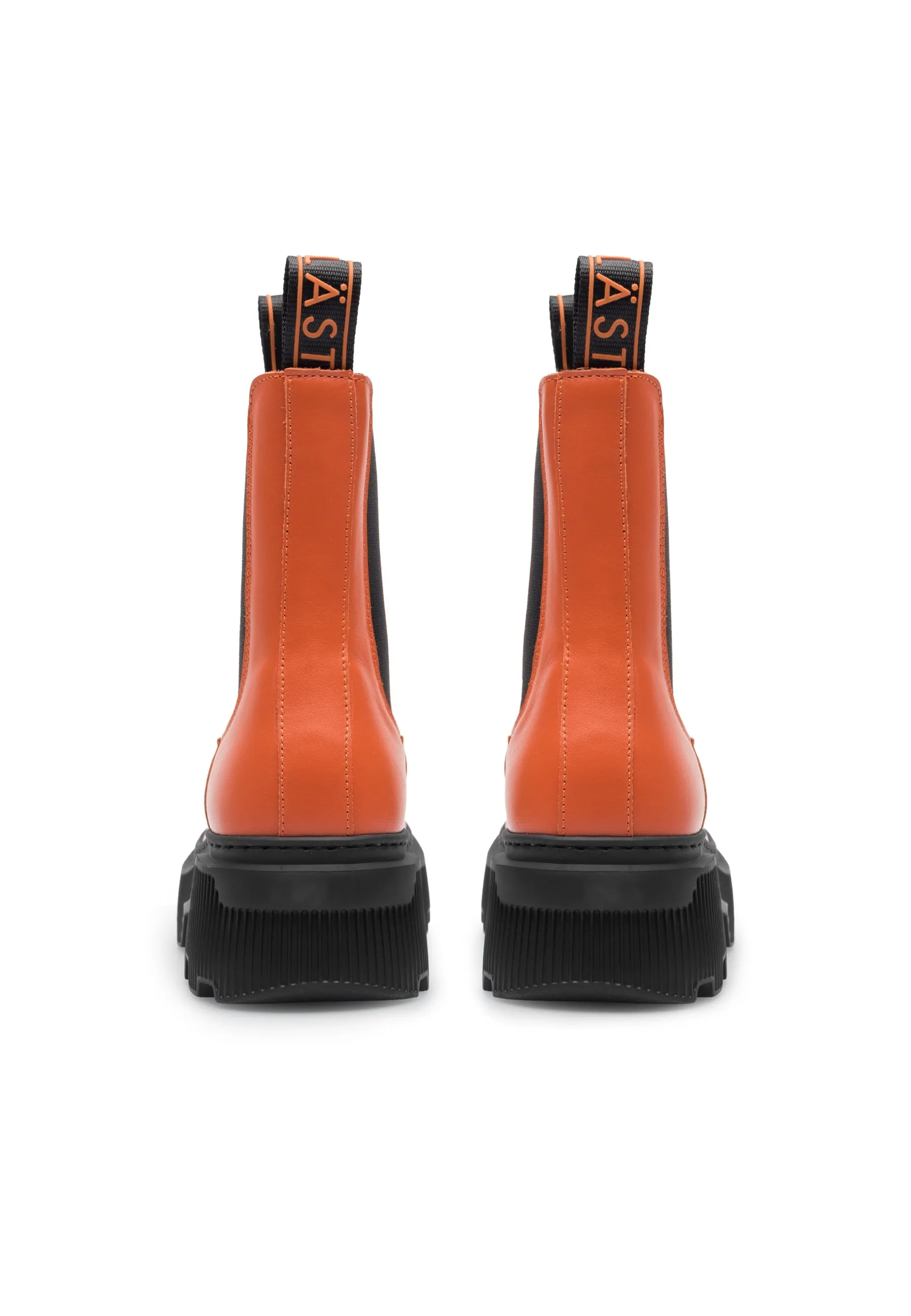 Trixy Orange Chelsea Boots