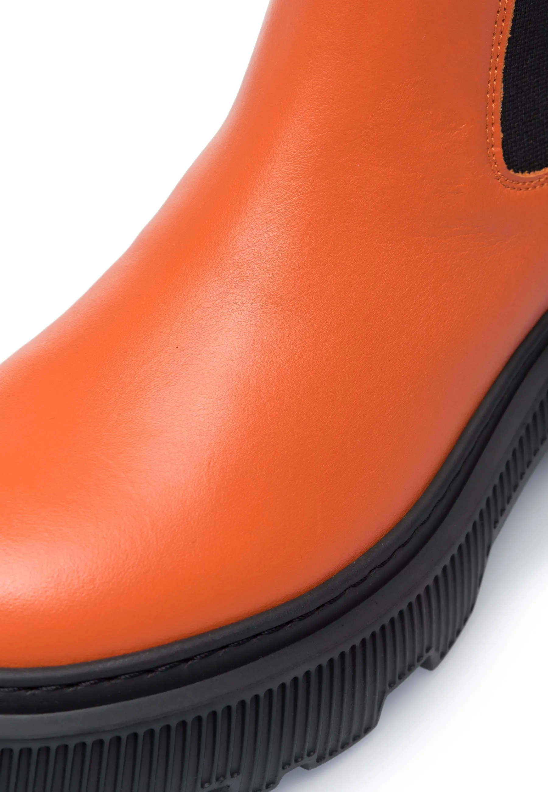 Trixy Orange Chelsea Boots