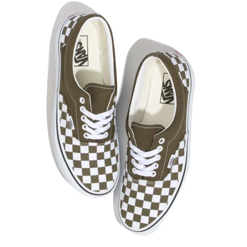 Vans Era Checkerboard - Beech/ True White