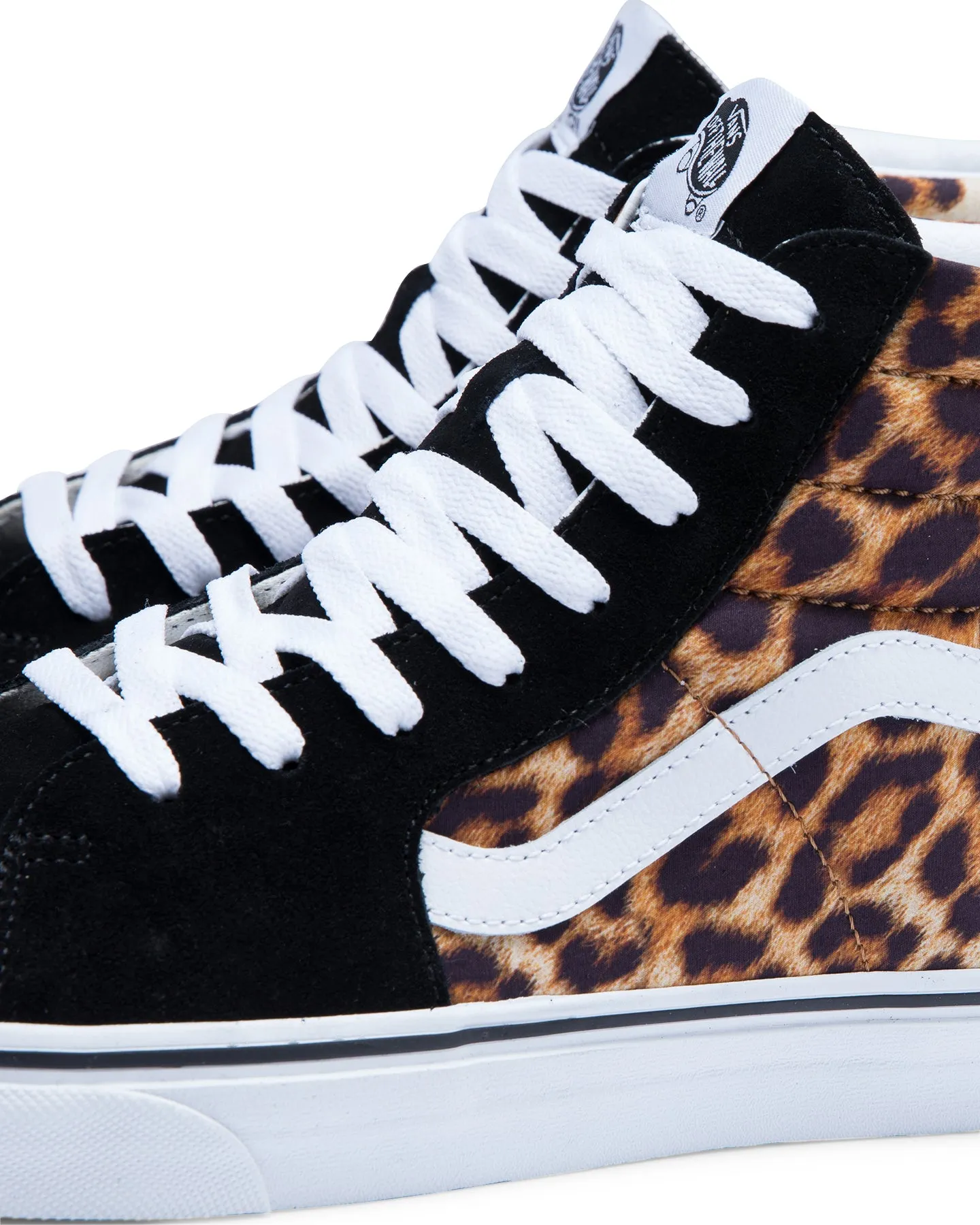 Vans Men's SK8-HI (Leopard) Black/True White