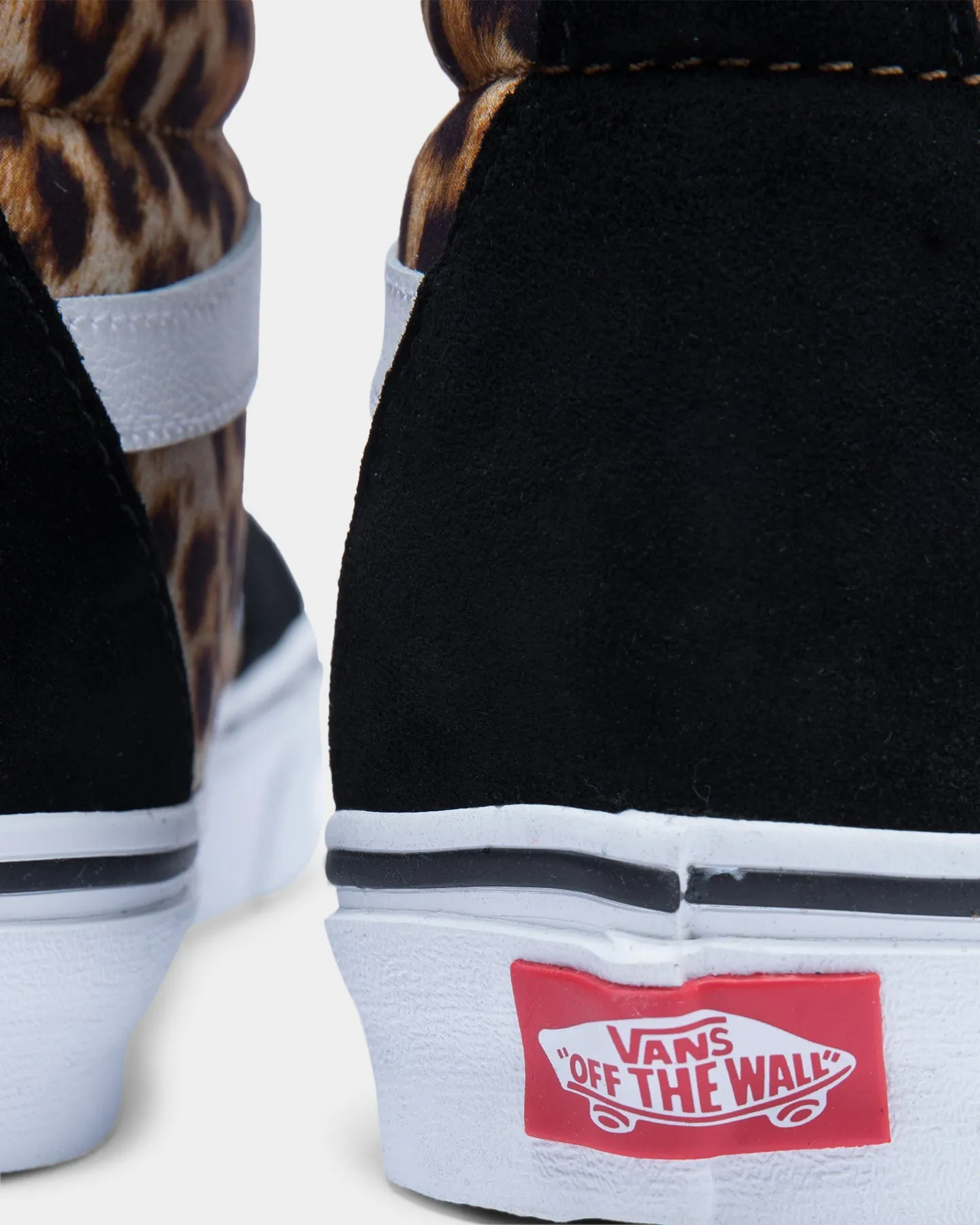 Vans Men's SK8-HI (Leopard) Black/True White