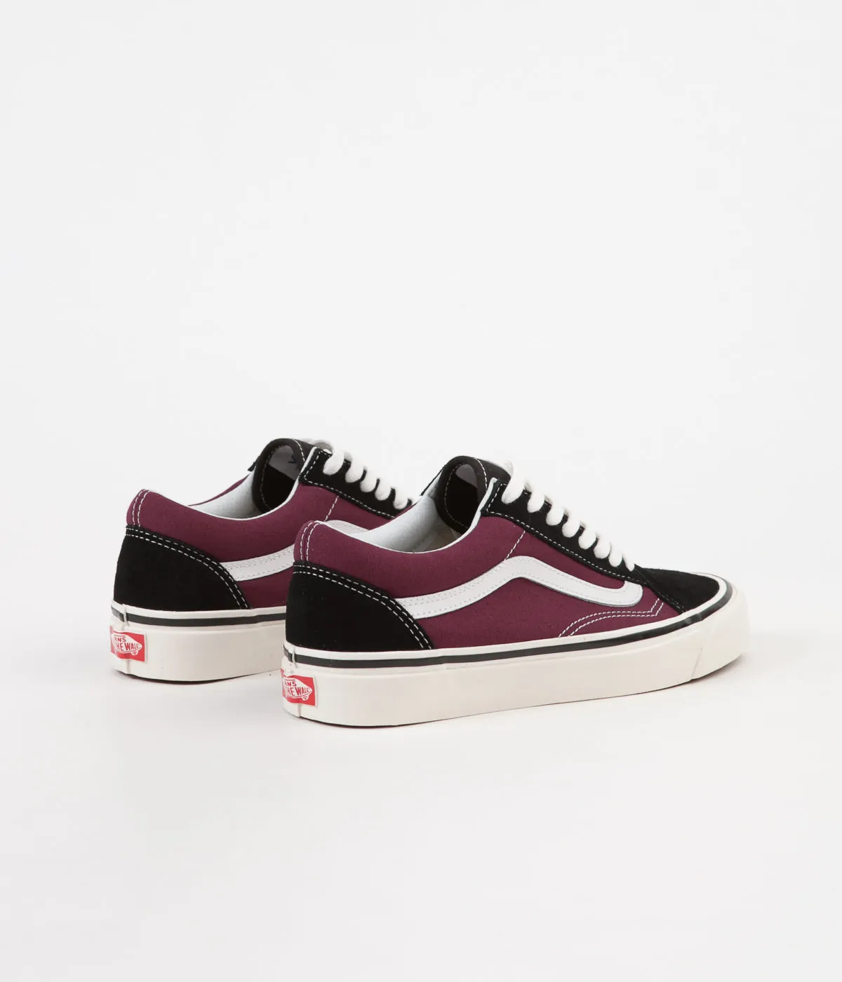 Vans Old Skool 36 DX Anaheim Factory Shoes - Black / OG Burgundy