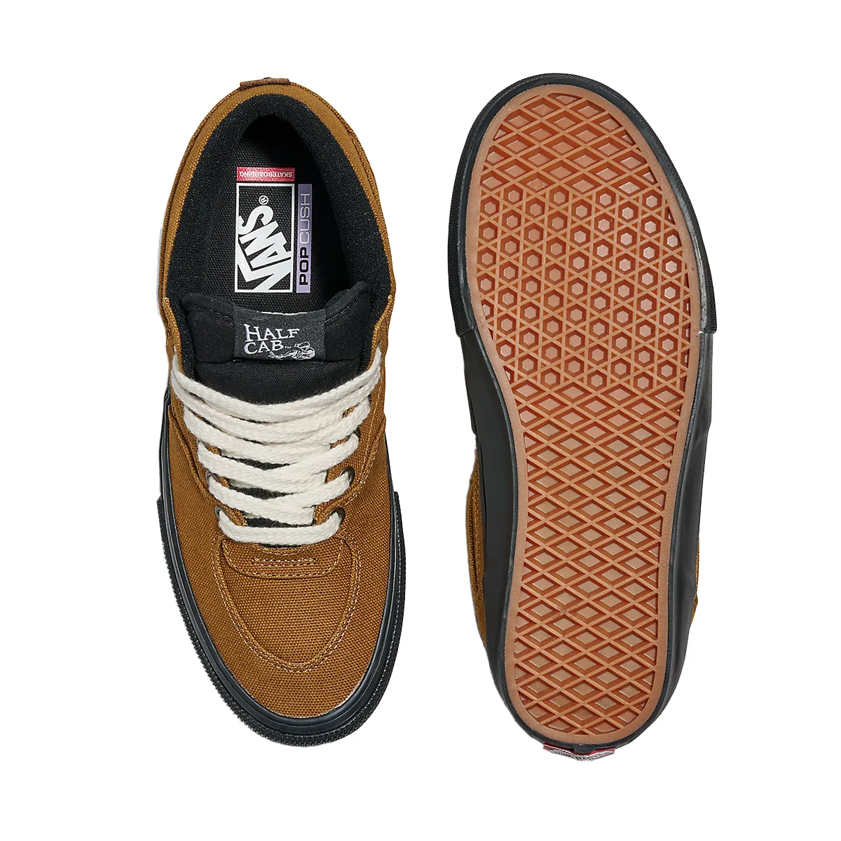 Vans Skate Half Cab Shoes - Duck Golden Brown / Black