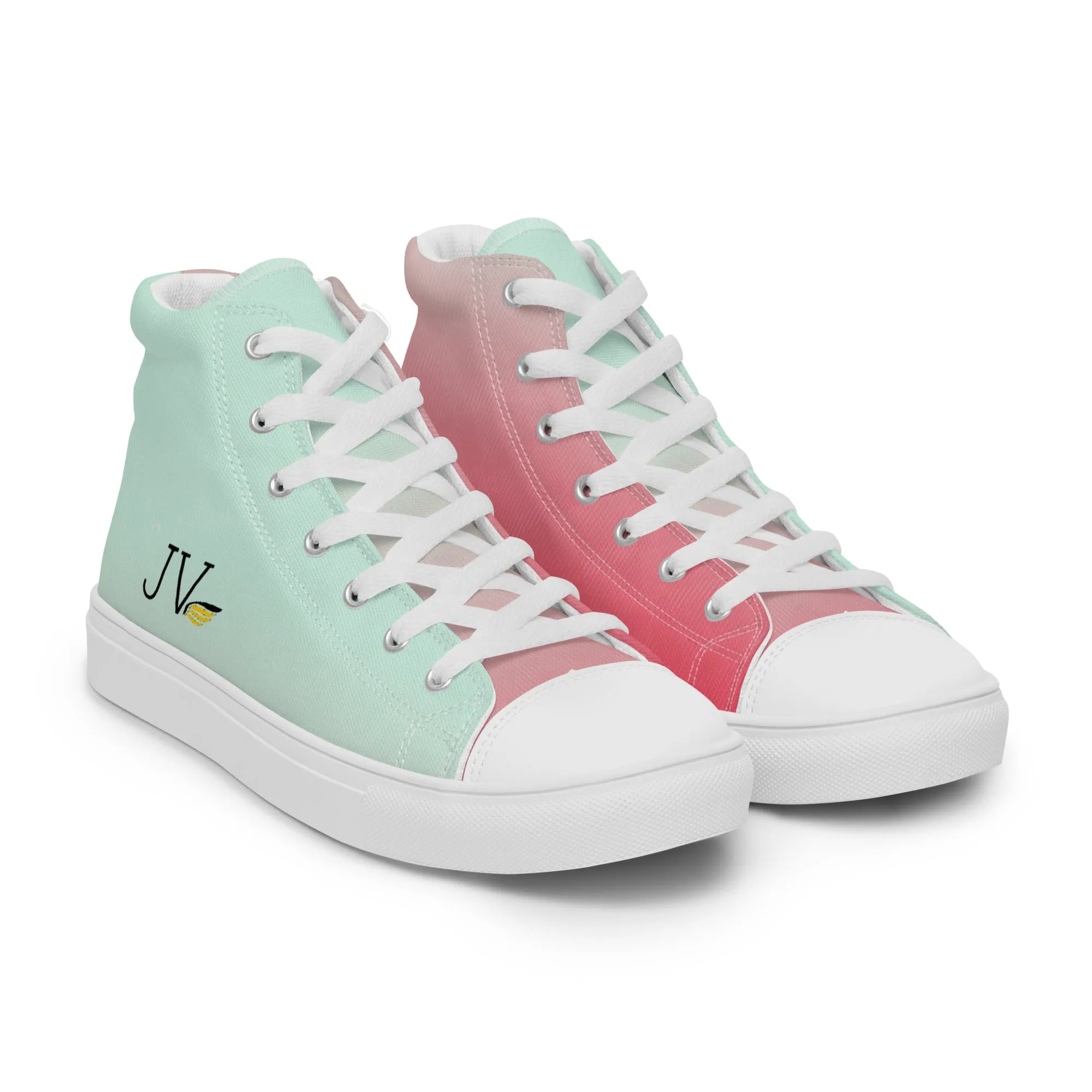 Women’s high top canvas shoes