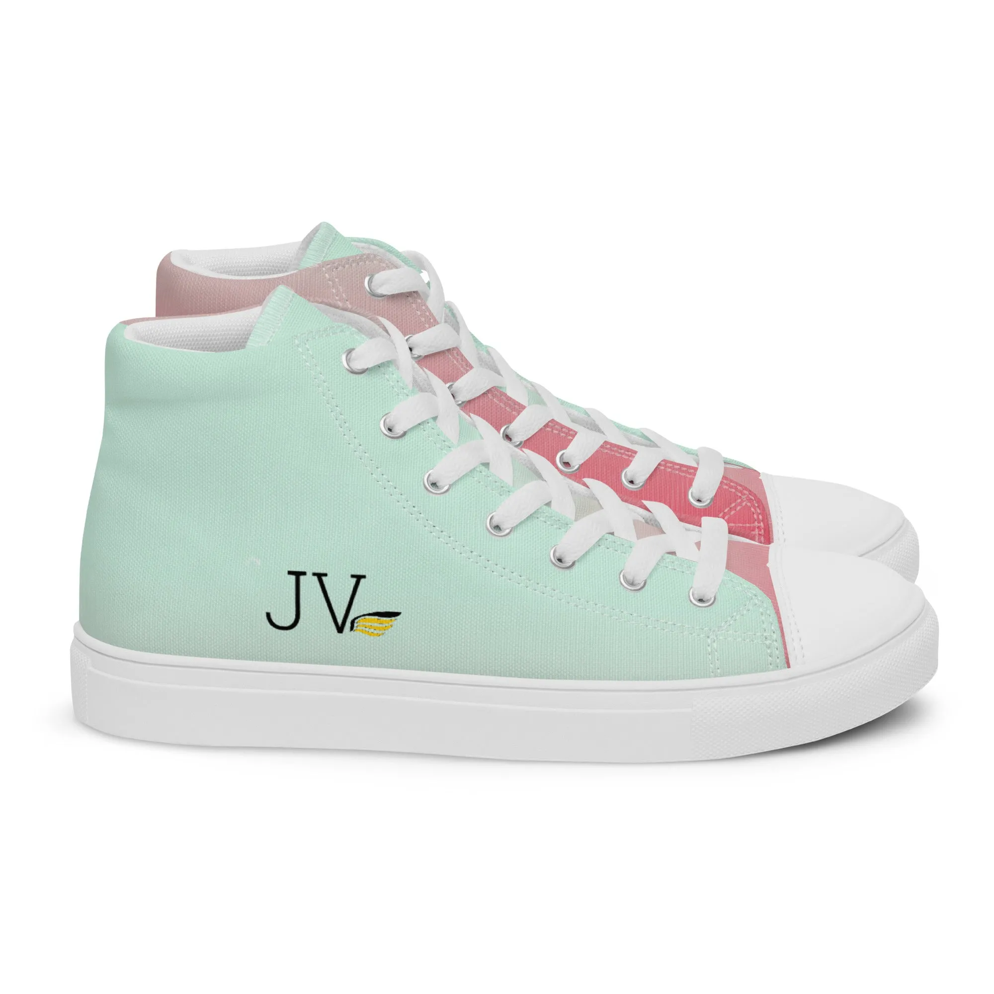 Women’s high top canvas shoes