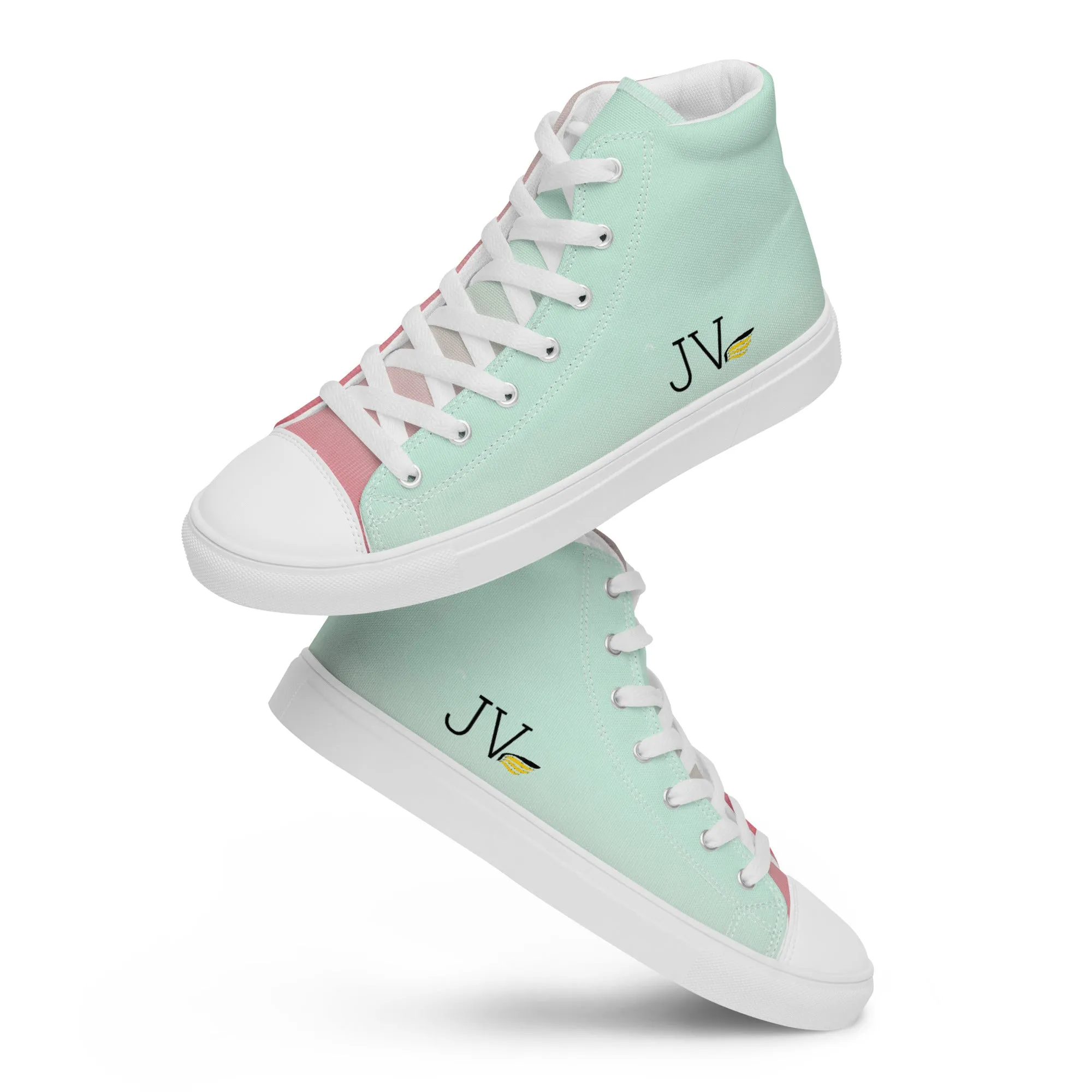 Women’s high top canvas shoes