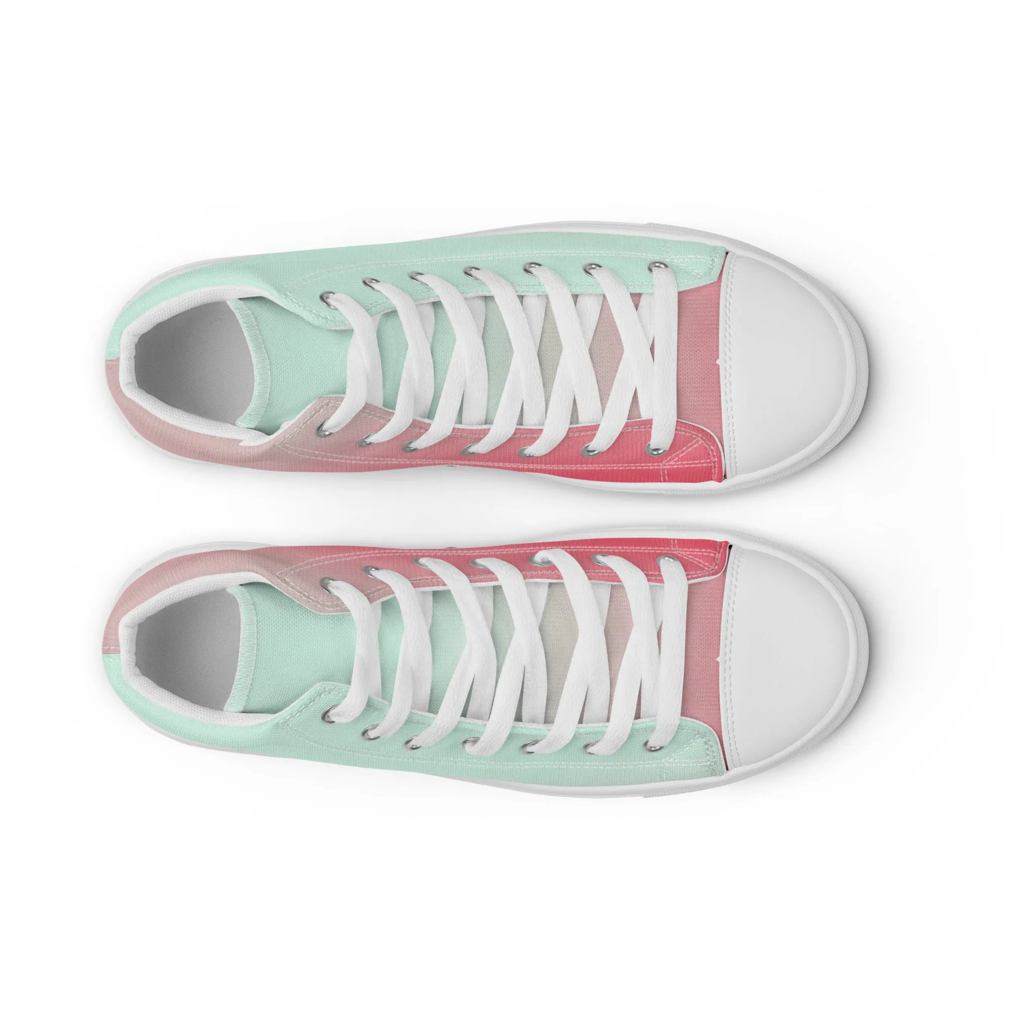 Women’s high top canvas shoes