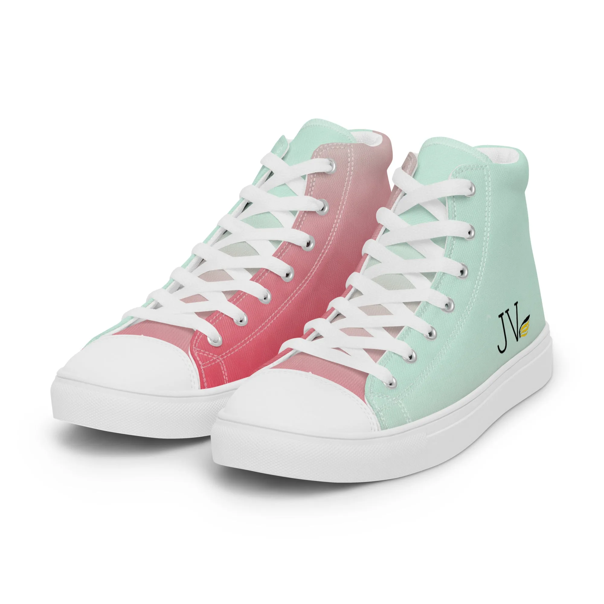 Women’s high top canvas shoes