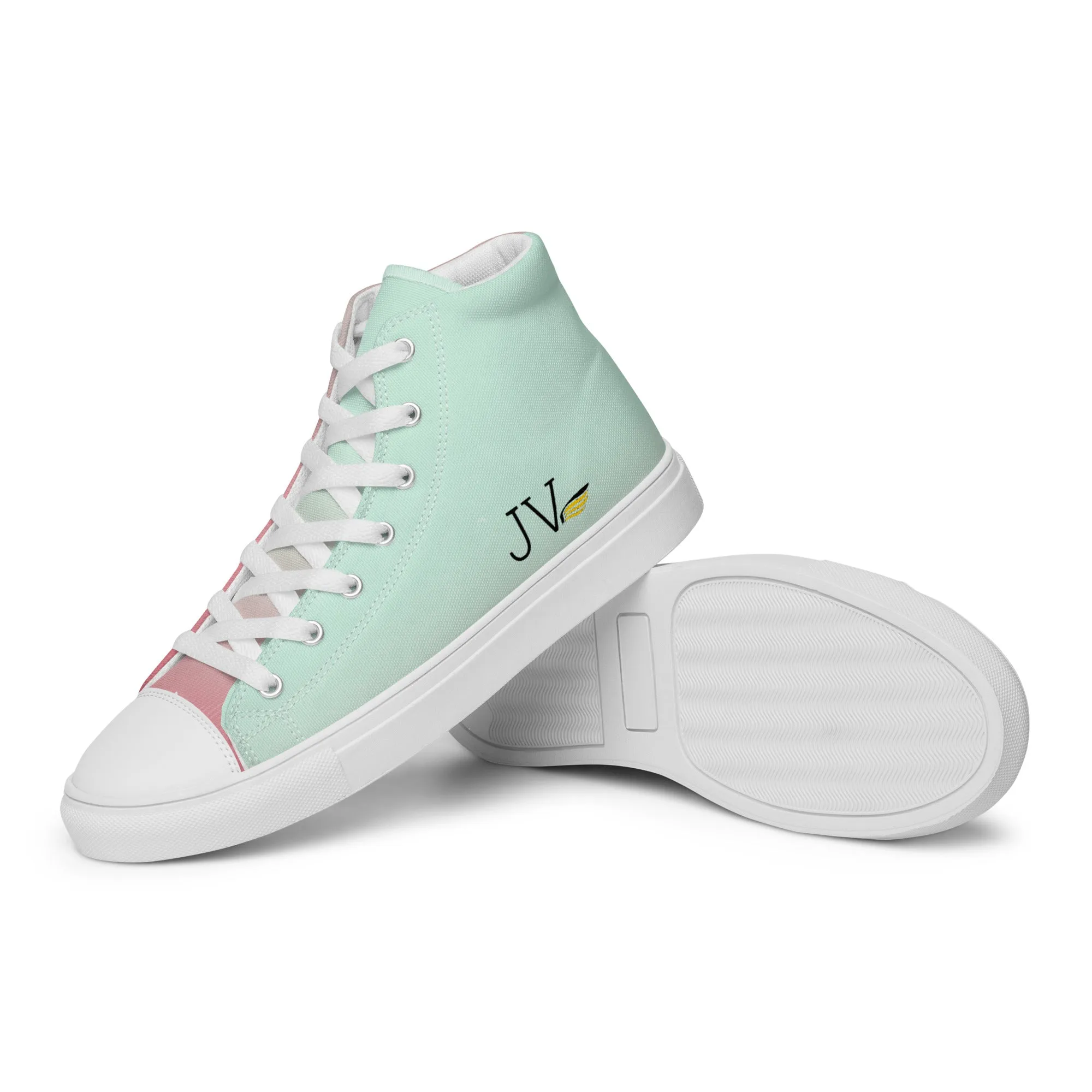 Women’s high top canvas shoes