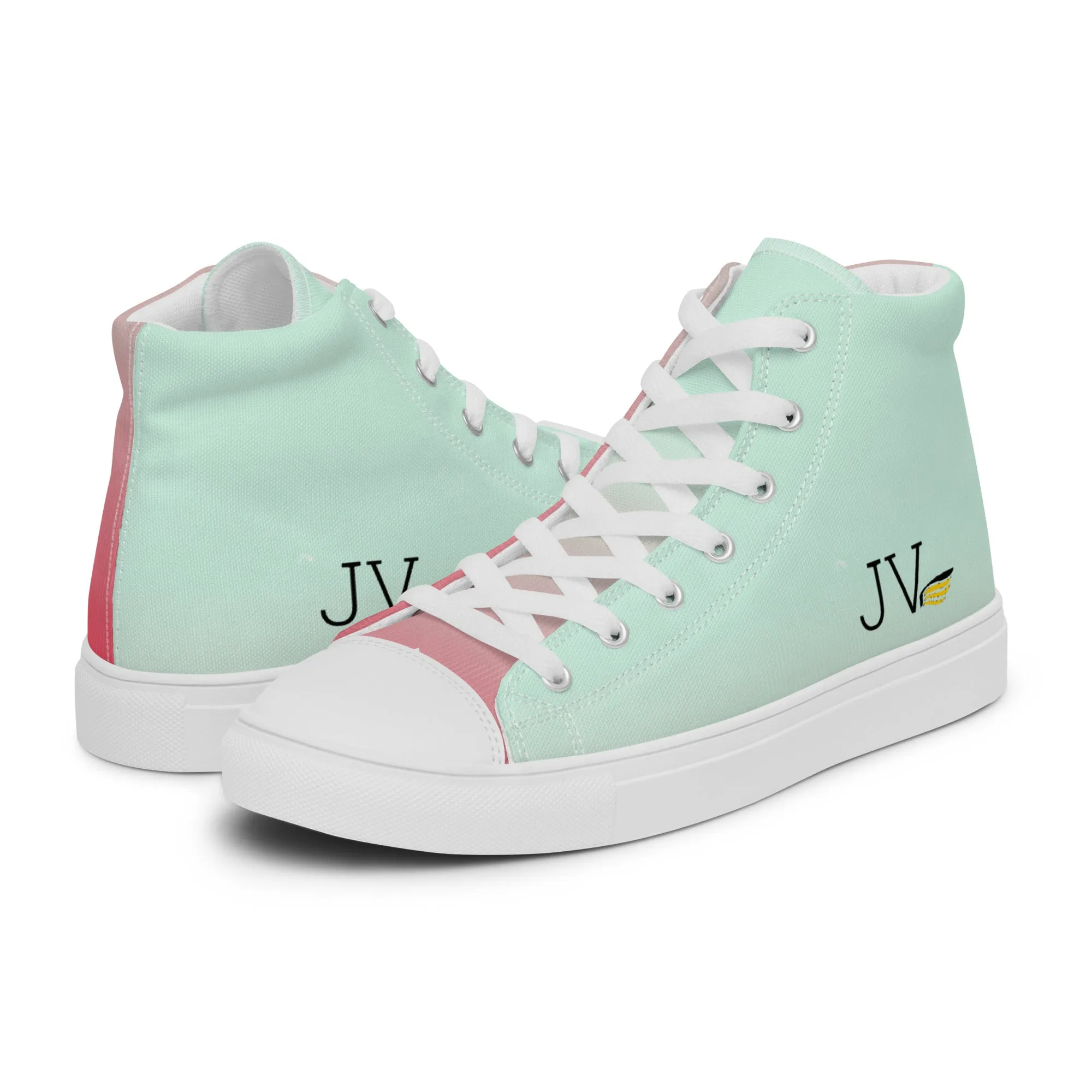 Women’s high top canvas shoes