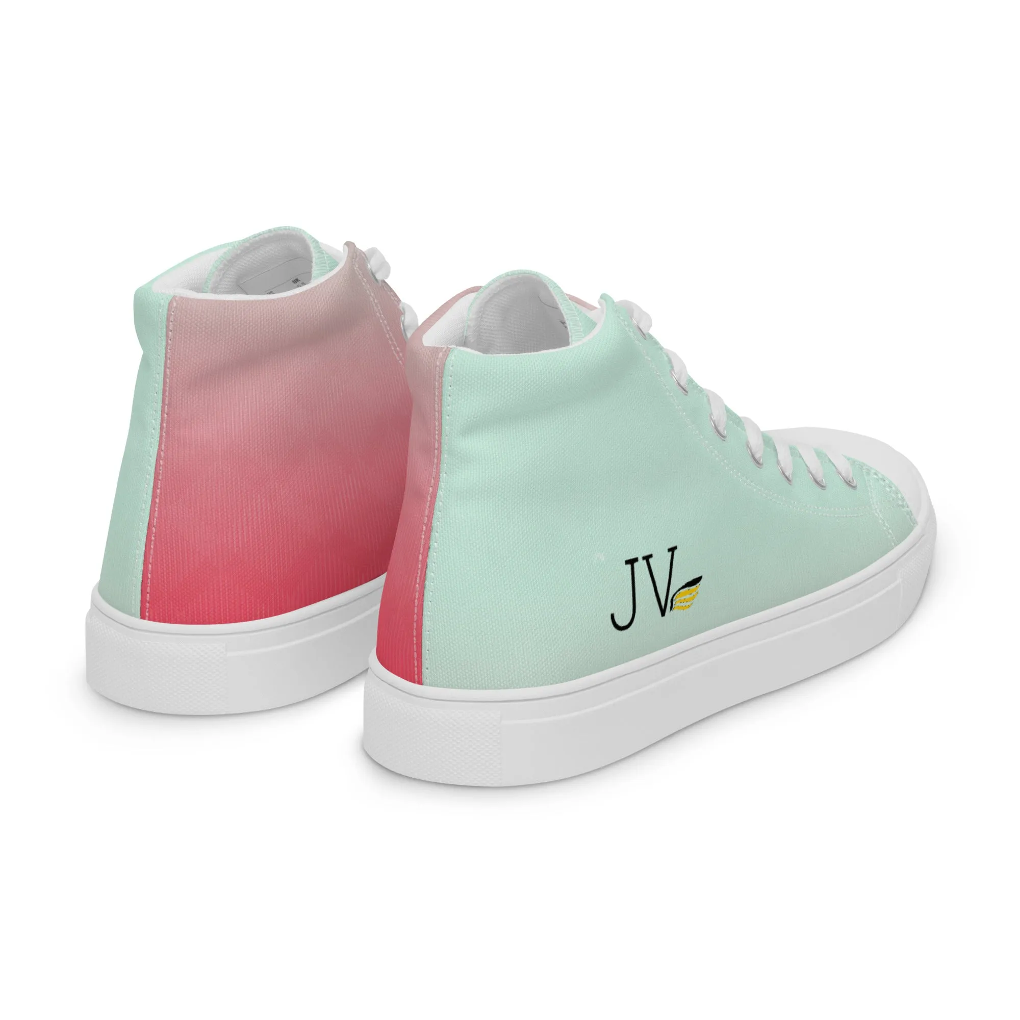 Women’s high top canvas shoes