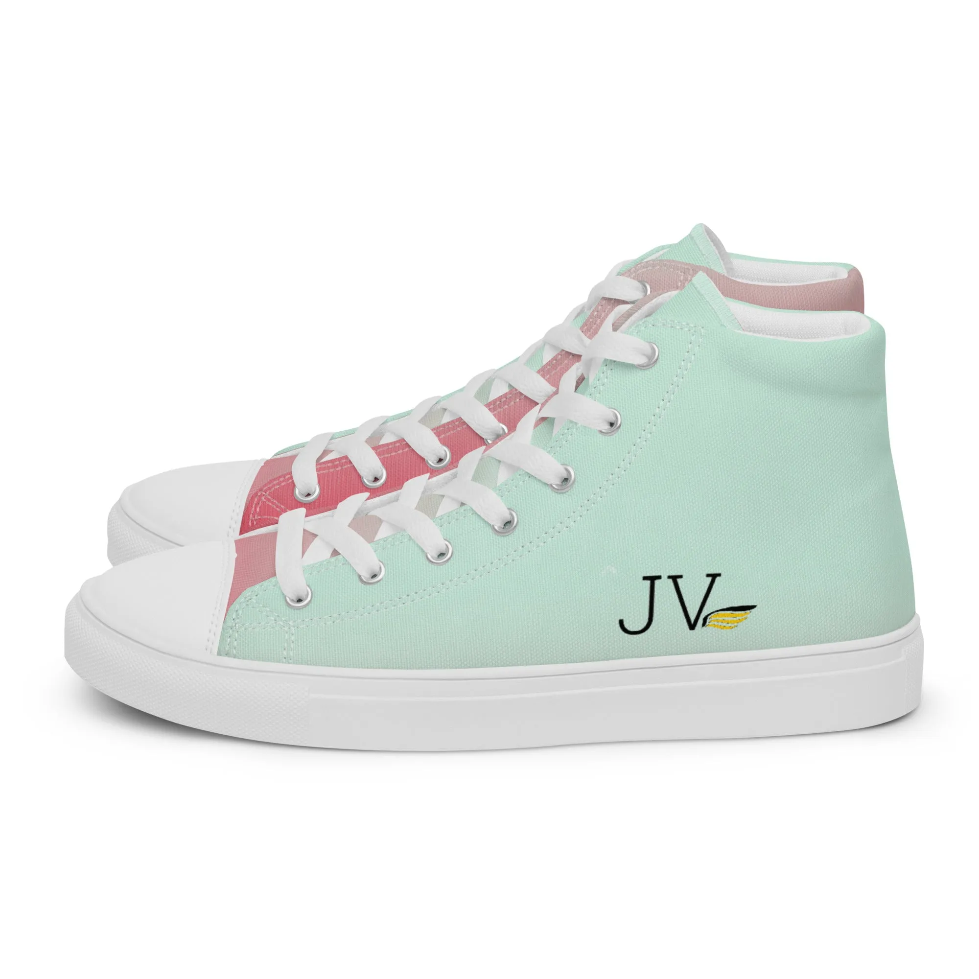 Women’s high top canvas shoes