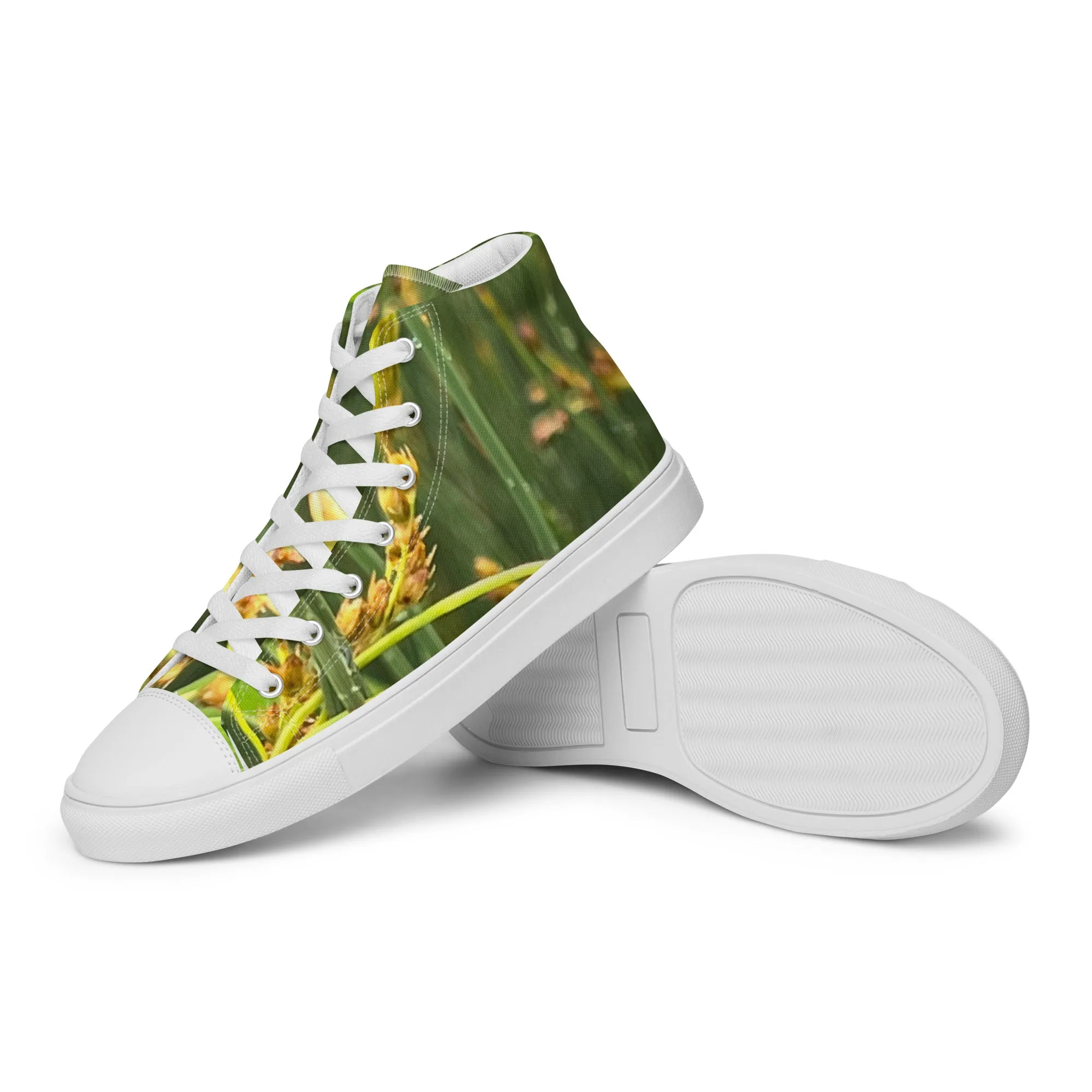 Women’s high top canvas shoes