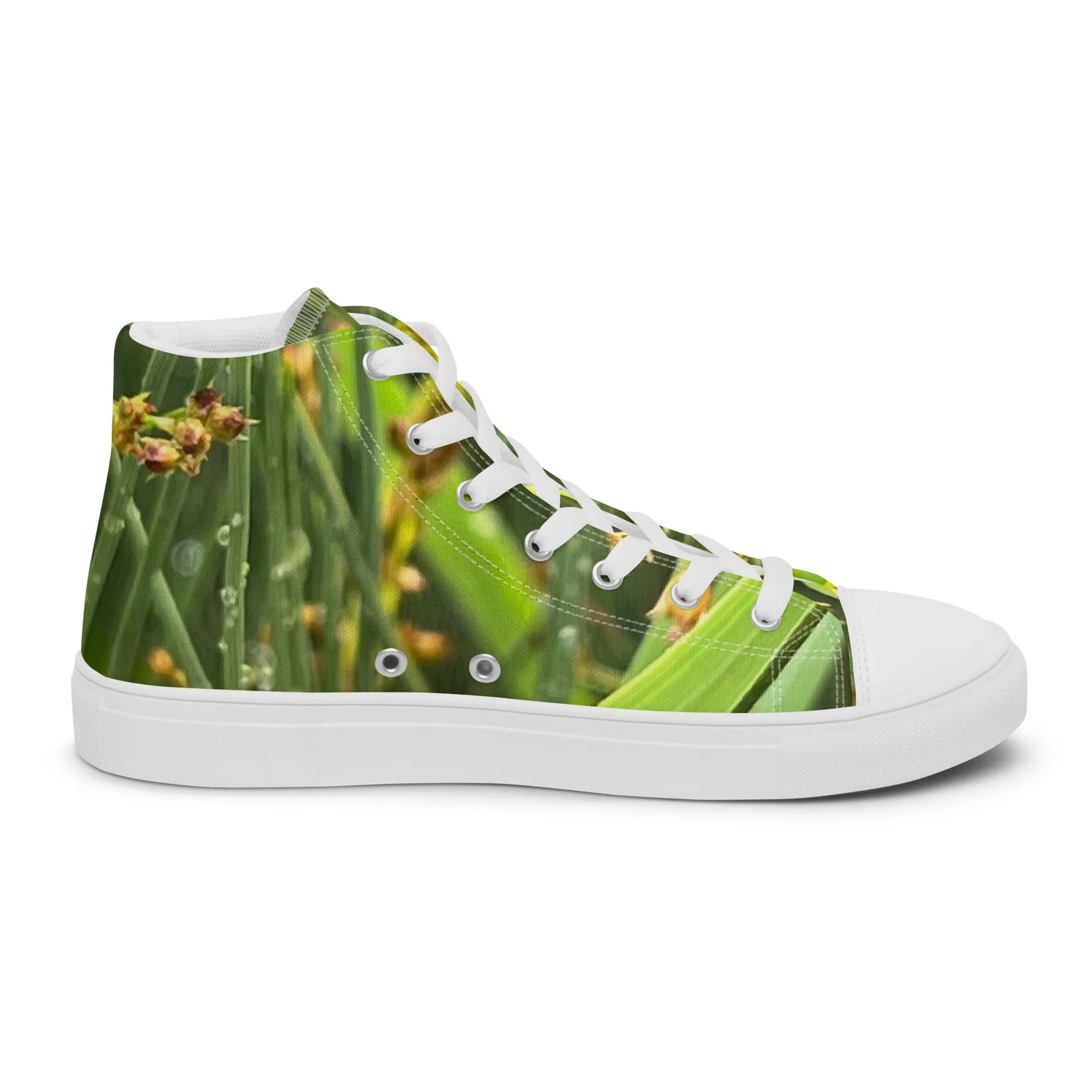 Women’s high top canvas shoes