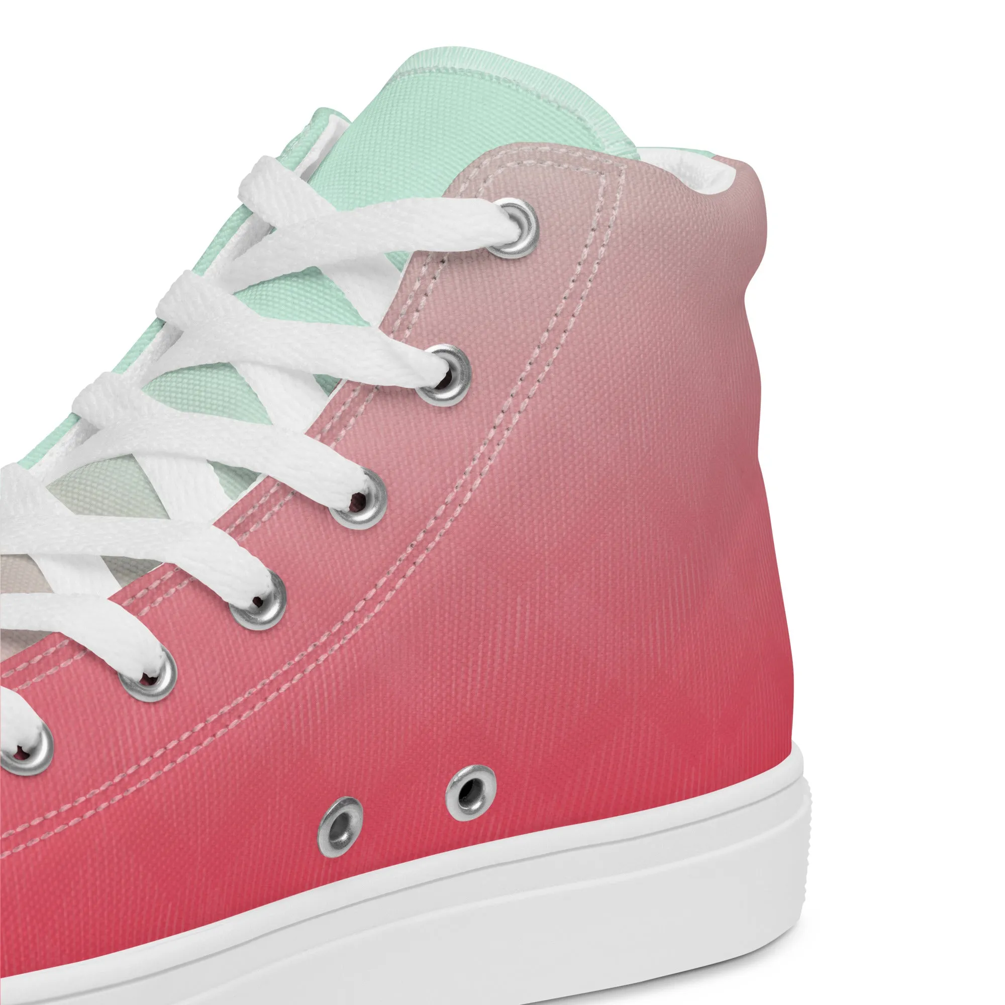 Women’s high top canvas shoes