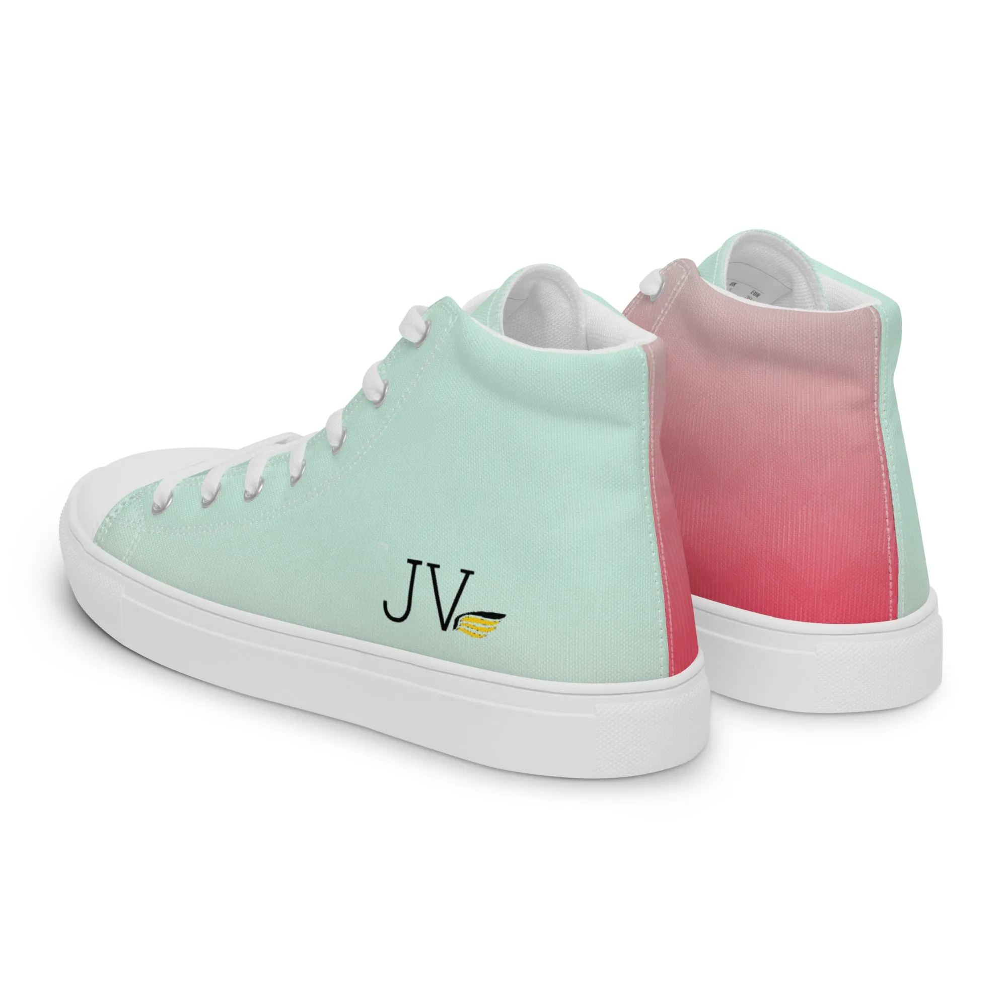 Women’s high top canvas shoes