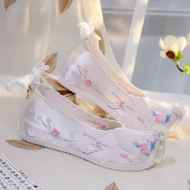 Women's Old Beijing Cloth Embroidered Soft Bottom Canvas Shoes